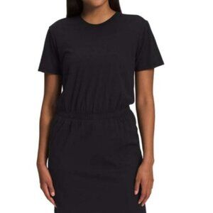 Old Navy Active Black Cotton Dress with Elastic Waist | Size L